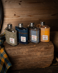 Glass Hipflask Wrapped in Choice of Harris Tweed®