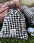 Golf Tee Bag in Harris Tweed®