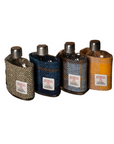 Glass Hipflask Wrapped in a choice of Harris Tweed®