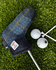 Golf Blade Putter Cover with Magnetic Closure in Harris Tweed®