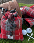 Golf Tee Bag in Harris Tweed®