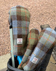 Headcovers & Putter Cover Set in MacLeod Tartan Harris Tweed®