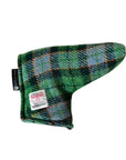 Blade Putter Cover in Green Harris Tweed
