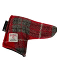 Blade Putter Cover in Red Harris Tweed