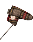 Golf Blade Putter Cover with Magnetic Closure in Harris Tweed®