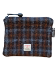 Valuables Pouch with Zip in Harris Tweed®