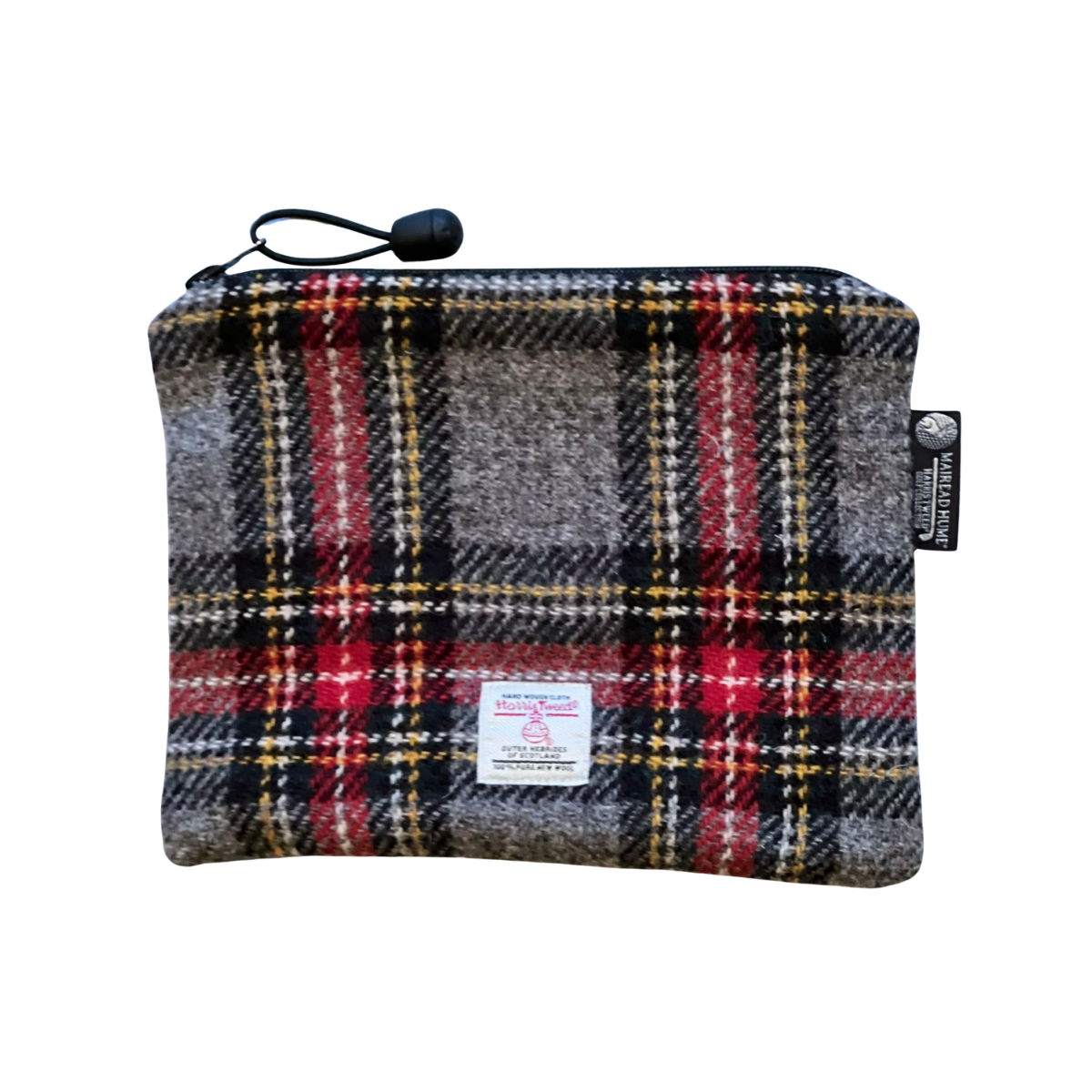 Valuables Pouch with Zip in Harris Tweed® – Mairead Hume Harris
