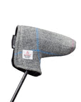 Blade Putter Cover in Grey Harris Tweed