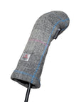 Golf Club 3 Wood Headcover in Grey Harris Tweed®