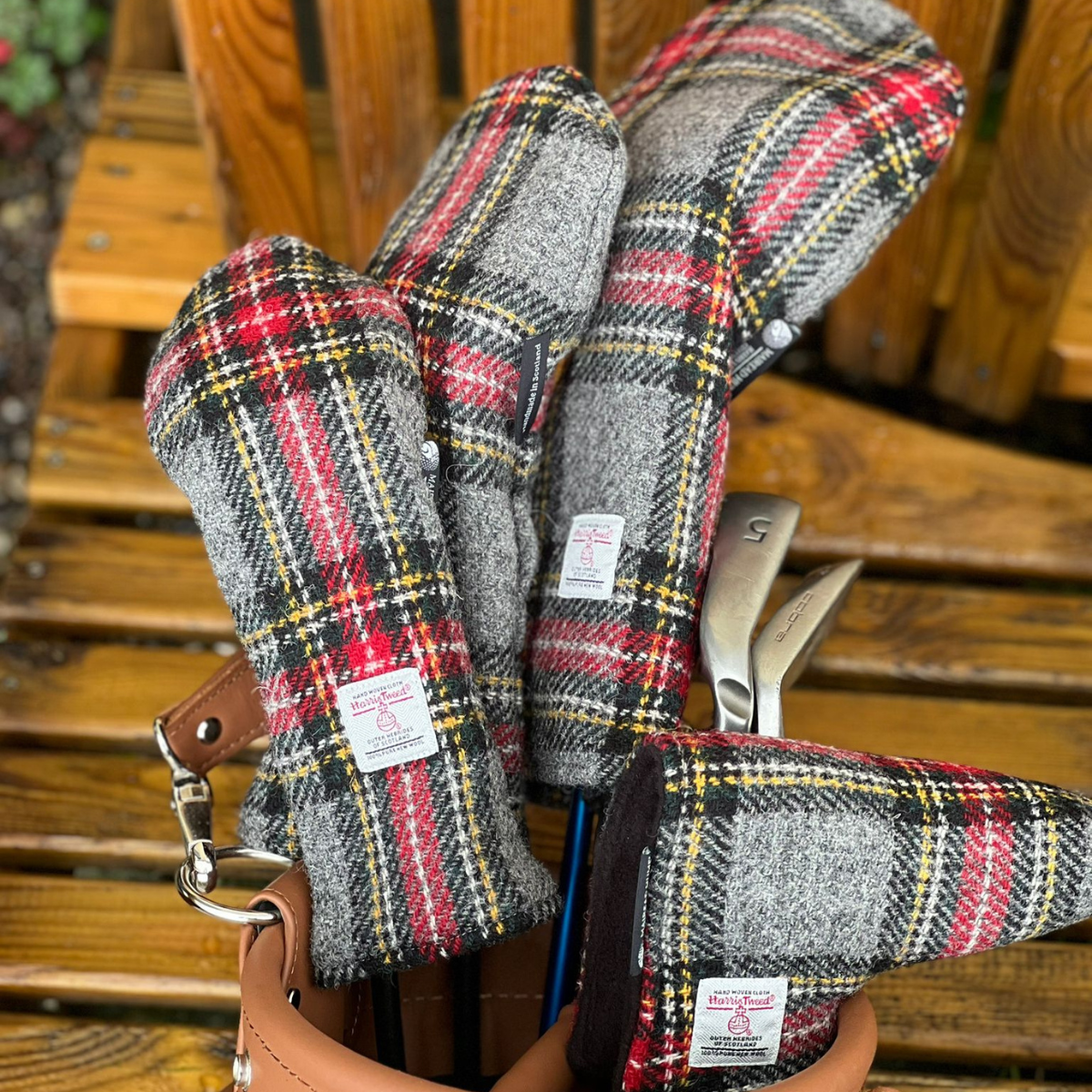 Grey & Red Check Collection