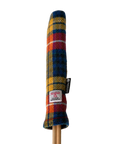 Mairead Hume® Buchanan Tartan Harris Tweed® Golf Alignment Stick Cover — upright product shot on plain background