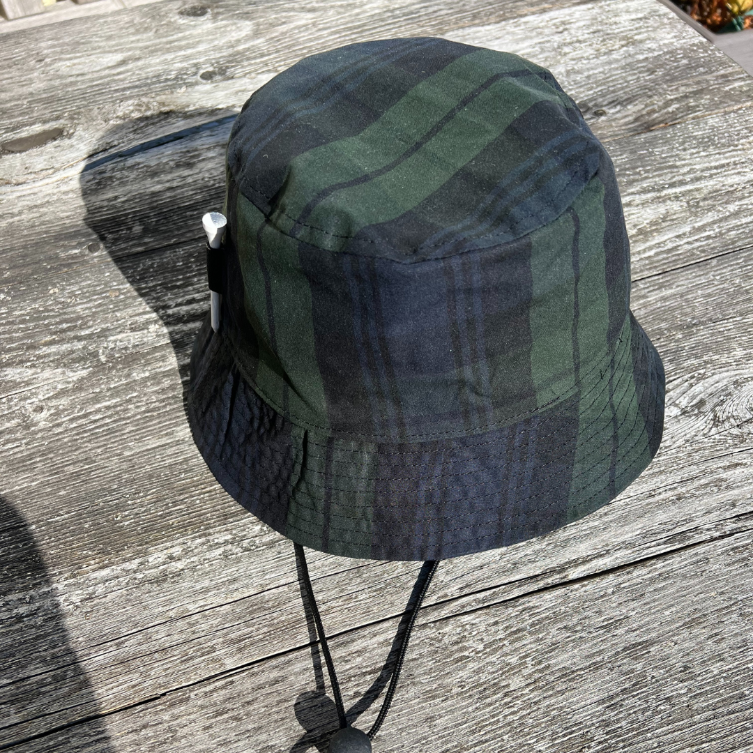 Waxed Cotton Golf Bucket Hat