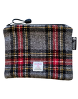 Valuables Pouch with Zip in Harris Tweed®
