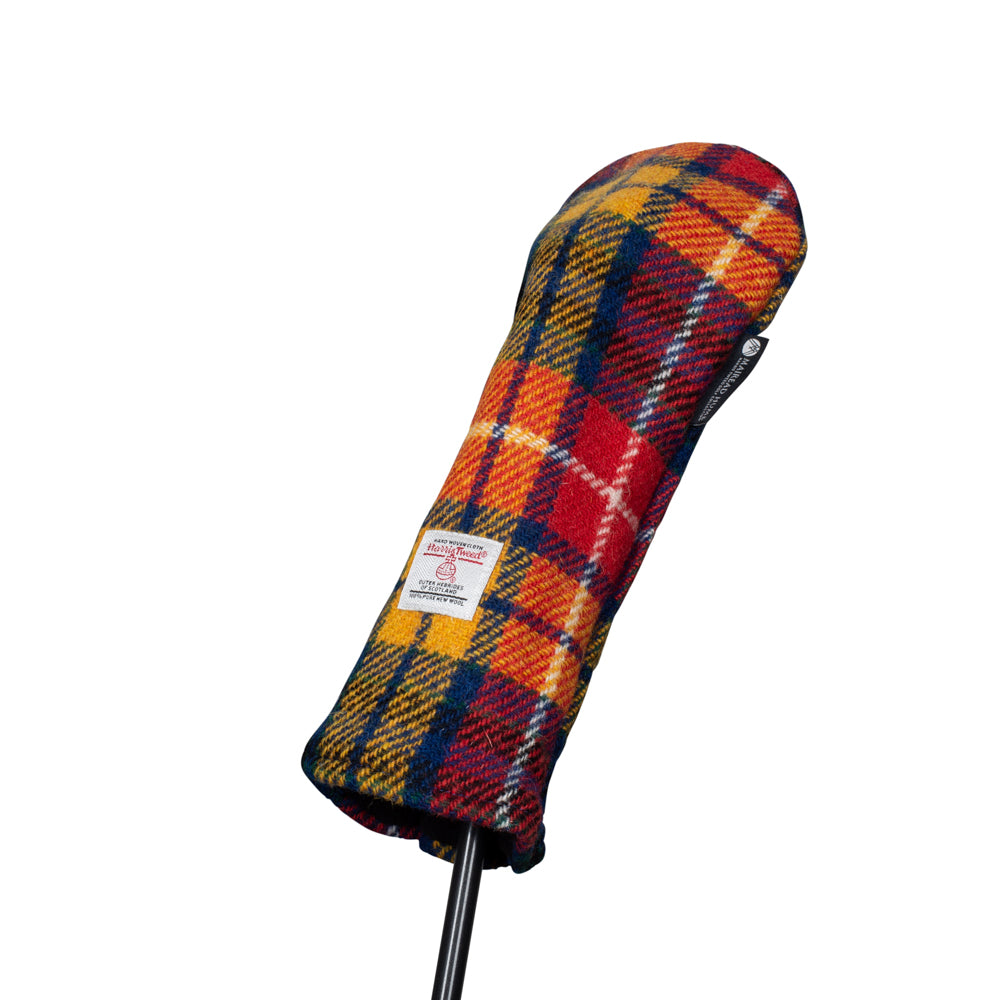 Golf Club 3 Wood Headcover in Buchanan Tartan Harris Tweed®