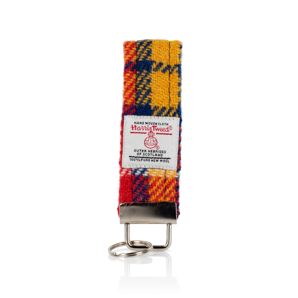 Key Fob Keychain in Buchanan Tartan Harris Tweed®