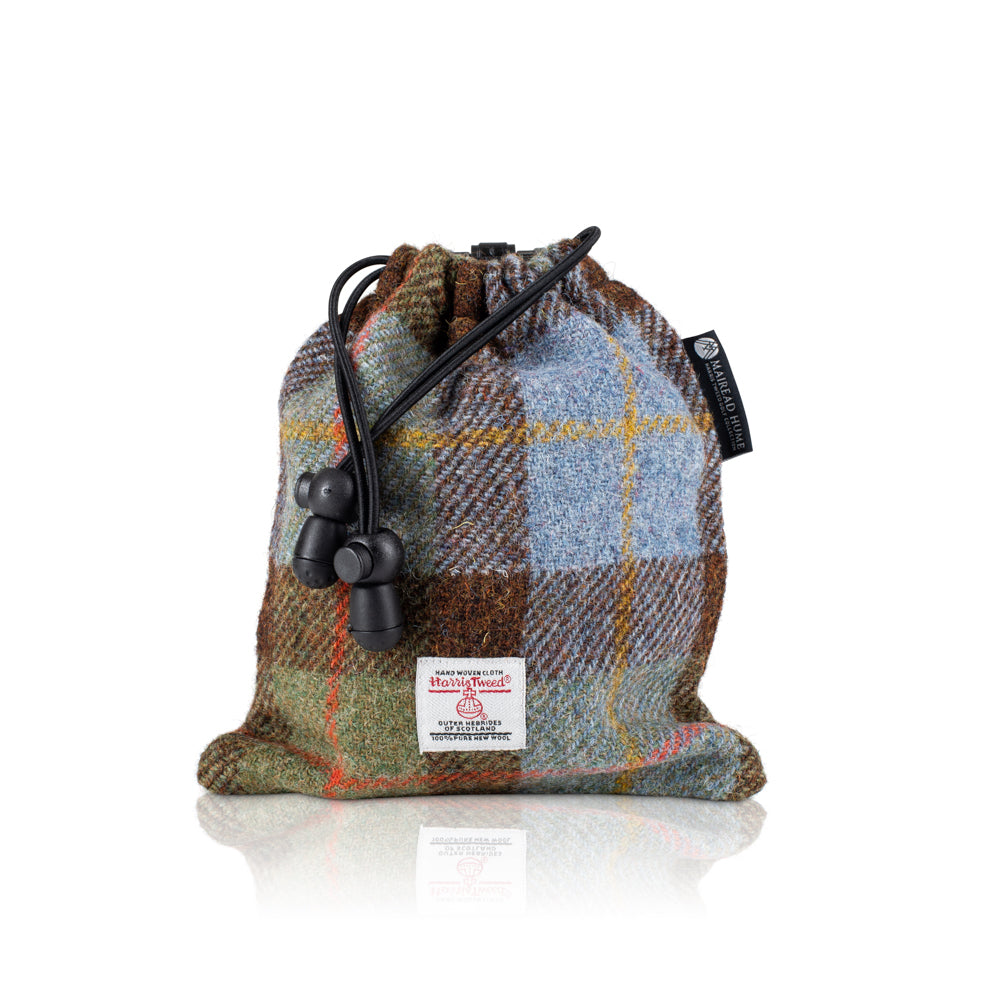Golf Tee Bag in MacLeod Tartan Harris Tweed®