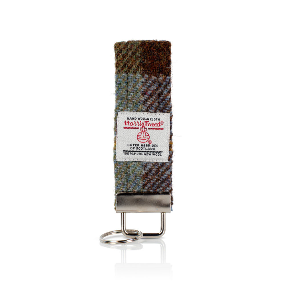 Key Fob Keychain in MacLeod Tartan Harris Tweed®